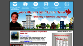 What Joycebyrnerealtor.com website looked like in 2017 (6 years ago)