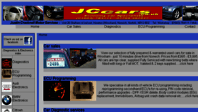 What Jccars.co.uk website looked like in 2017 (6 years ago)