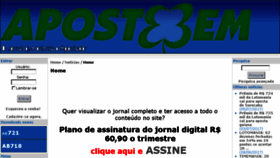 What Jornalapostebem.com.br website looked like in 2017 (8 years ago)