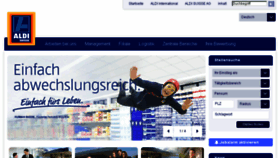 What Jobs.aldi.ch website looked like in 2017 (6 years ago)