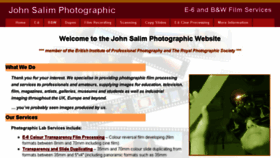 What Johnsalimphotographic.co.uk website looked like in 2017 (6 years ago)