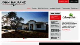 What Johnbalfanzhomes.com website looked like in 2017 (6 years ago)