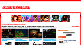 What Juegoparacelular.com website looked like in 2017 (6 years ago)