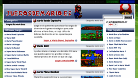 What Juegosdemario.es website looked like in 2017 (6 years ago)
