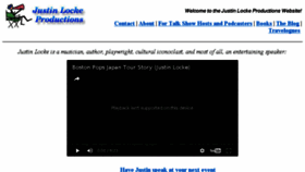 What Justinlocke.com website looked like in 2017 (8 years ago)