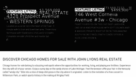What Johnlyonsrealestate.com website looked like in 2017 (6 years ago)