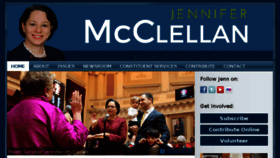 What Jennifermcclellan.com website looked like in 2017 (6 years ago)