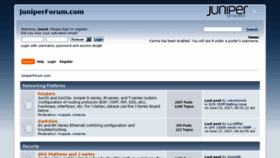What Juniperforum.com website looked like in 2017 (6 years ago)