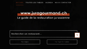 What Juragourmand.ch website looked like in 2017 (6 years ago)