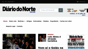 What Jornaldiariodonorte.com.br website looked like in 2017 (6 years ago)