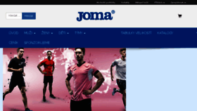 What Joma-sport.cz website looked like in 2017 (6 years ago)