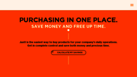 What Justt.com website looked like in 2017 (8 years ago)
