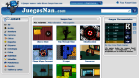 What Juegosnan.com website looked like in 2017 (6 years ago)