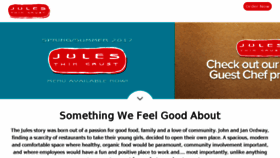 What Julesthincrust.com website looked like in 2017 (6 years ago)