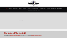 What Joshuaville.org website looked like in 2017 (6 years ago)