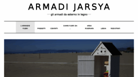 What Jarsya.it website looked like in 2017 (6 years ago)