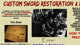 What Japanese-swords.com website looked like in 2017 (6 years ago)