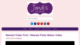 What Jendisjournal.com website looked like in 2017 (6 years ago)