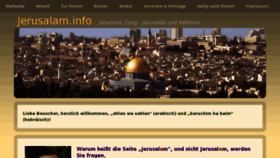 What Jerusalam.info website looked like in 2017 (6 years ago)