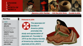 What Japaneseartsoc.org website looked like in 2017 (6 years ago)