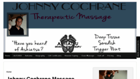 What Johnnycmassage.com website looked like in 2017 (6 years ago)