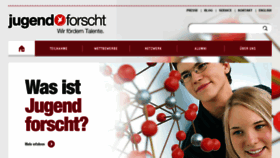 What Jugend-forscht.de website looked like in 2017 (6 years ago)