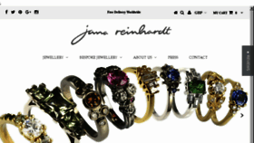What Janareinhardt.com website looked like in 2017 (6 years ago)