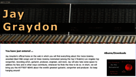 What Jaygraydon.com website looked like in 2017 (6 years ago)