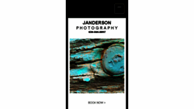 What Jandersonphotography.com website looked like in 2017 (6 years ago)