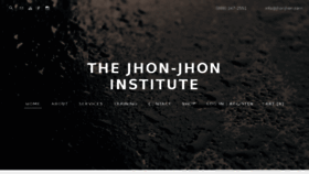 What Jhonjhon.com website looked like in 2017 (6 years ago)