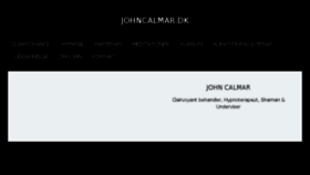 What Johncalmar.dk website looked like in 2017 (6 years ago)