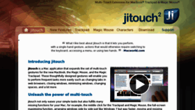 What Jitouch.com website looked like in 2017 (6 years ago)