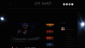 What Joeavati.com website looked like in 2017 (6 years ago)