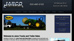 What Jarcotrucksandtrailers.com website looked like in 2017 (7 years ago)