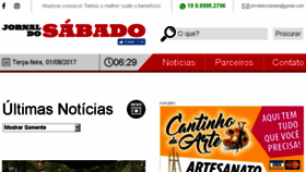 What Jornaldosabado.com.br website looked like in 2017 (6 years ago)