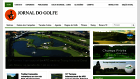 What Jornaldogolfe.com.br website looked like in 2017 (6 years ago)