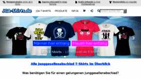 What Jga-shirts.de website looked like in 2017 (6 years ago)