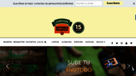What Jamesonnotodofilmfest.com website looked like in 2017 (6 years ago)