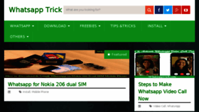 What Justpingtricks.com website looked like in 2017 (6 years ago)