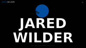 What Jaredwilder.com website looked like in 2017 (6 years ago)