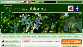 What Jablonna.pl website looked like in 2017 (6 years ago)