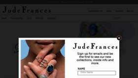 What Judefrances.com website looked like in 2017 (6 years ago)