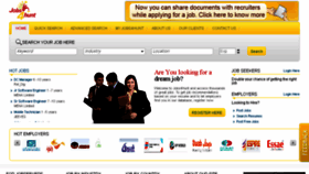What Jobs4hunt.com website looked like in 2017 (6 years ago)