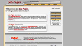 What Job-pages.de website looked like in 2017 (6 years ago)