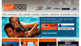 What Justspas.com.au website looked like in 2017 (6 years ago)