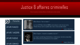 What Justice-affairescriminelles.org website looked like in 2017 (6 years ago)