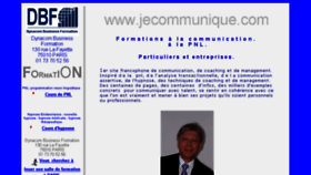 What Jecommunique.com website looked like in 2017 (6 years ago)