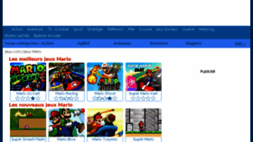 What Jeux-mario.com website looked like in 2017 (6 years ago)