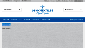 What Jonic-textil.se website looked like in 2017 (6 years ago)