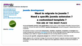 What Joomla-development.eu website looked like in 2017 (6 years ago)